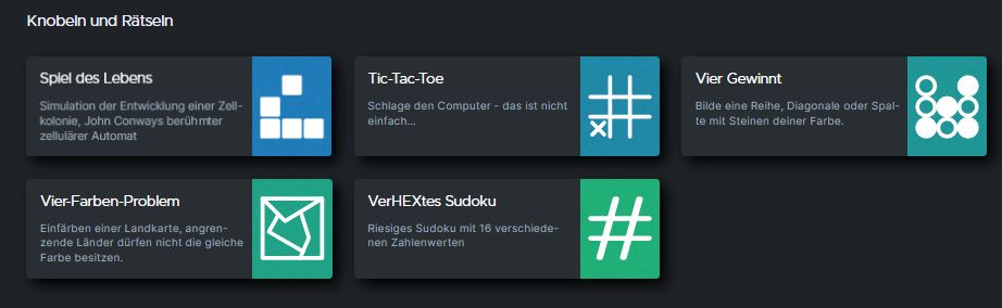 Bildbeschreibung: Übersicht der MintApps im Bereich Informatik, Stand 03. Februar 2023